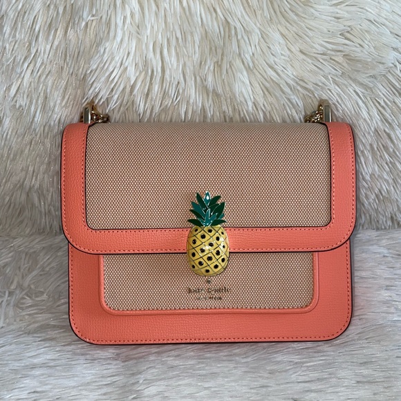 NWT Kate Spade Remi Pineapple Flap Chain Crossbody - Picture 2 of 7